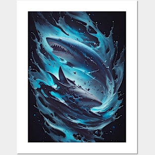 Sharks Posters and Art